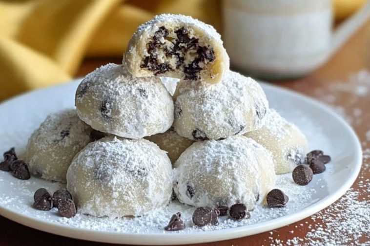 Chocolate Chip Snowball Cookies