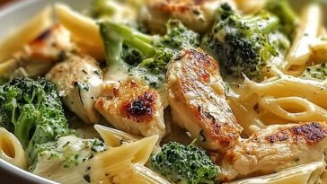 Creamy Broccoli and Chicken Penne