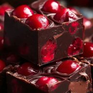 Dracula's Dark Cherry Fudge