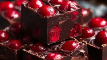 Dracula's Dark Cherry Fudge
