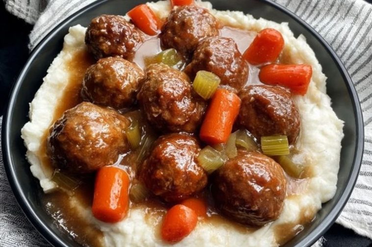 Easy Frozen Meatball Pot Roast