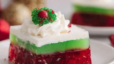 Easy Layered Christmas Jello