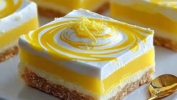 Heavenly Lemon Cheesecake Bars