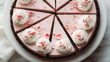 Holiday Bliss Christmas Peppermint Pie