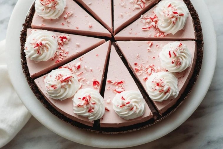 Holiday Bliss Christmas Peppermint Pie
