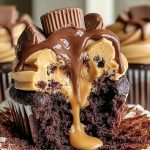 Peanut Butter Chocolate Cupcakes
