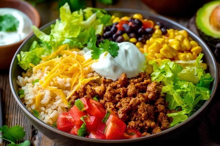 Quick and Easy Taco Bowl