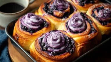 Blueberry Cinnamon Rolls