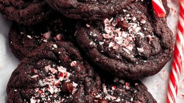 Double Chocolate Peppermint Cookies