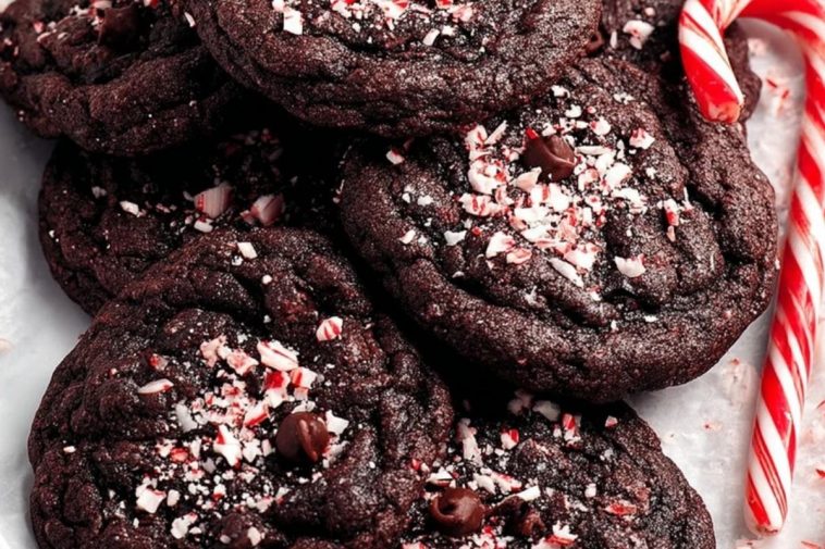 Double Chocolate Peppermint Cookies