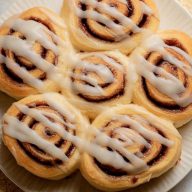 Eggnog Cinnamon Rolls