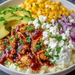 High Protein BBQ Chicken Cottage Cheese Bowl