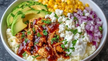 High Protein BBQ Chicken Cottage Cheese Bowl