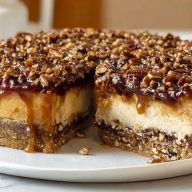 Rich Pecan Pie Cheesecake
