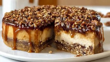 Rich Pecan Pie Cheesecake