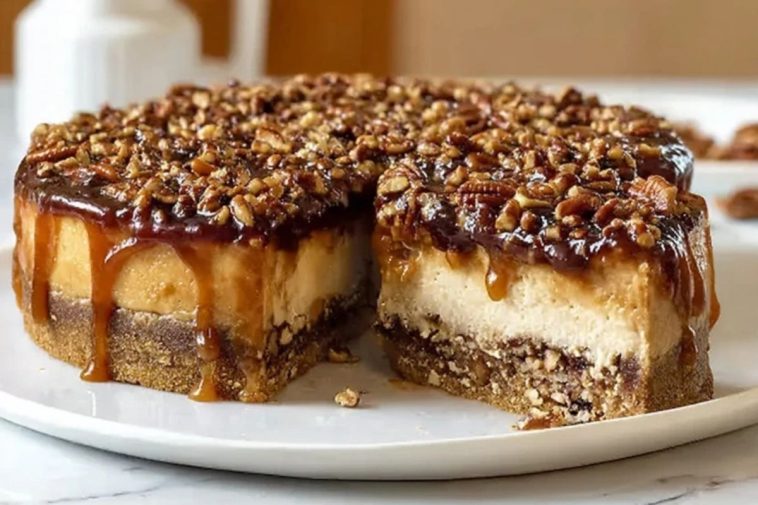 Rich Pecan Pie Cheesecake