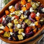 Tasty Roasted Vegetables With Feta