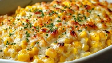 White Cheddar Baked Corn