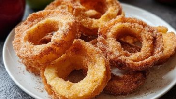 Air Fryer Cinnamon Apple Rings