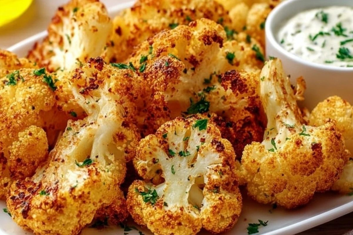 Air Fryer Roasted Cauliflower