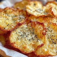 Baked Cottage Cheese Chips