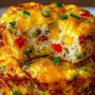Cheesy Protein Egg Muffins