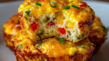 Cheesy Protein Egg Muffins