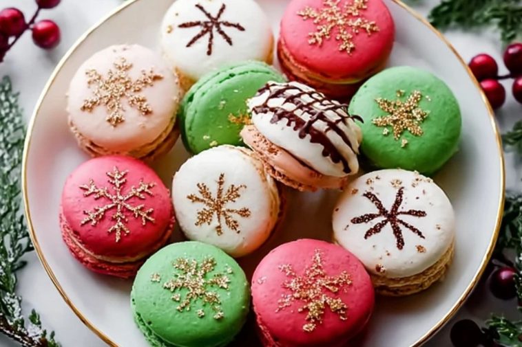 Christmas Macarons