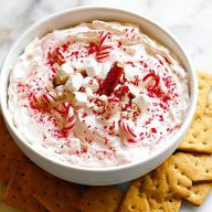 Christmas Peppermint Fluff Dip