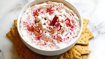 Christmas Peppermint Fluff Dip