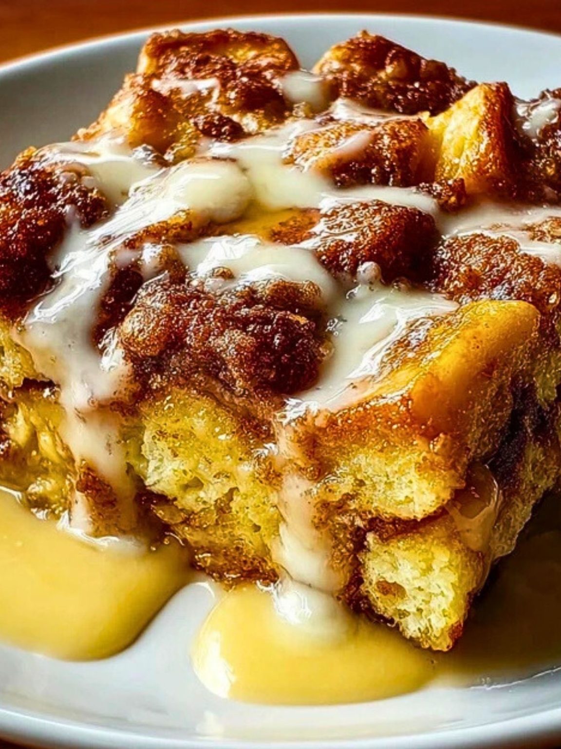 Cinnamon Roll Bread Pudding