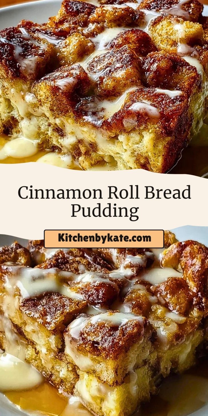 Cinnamon Roll Bread Pudding