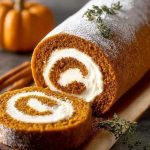 Classic Pumpkin Roll with Creamy Filling
