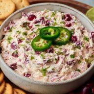 Cranberry Jalapeño Cream Cheese Dip