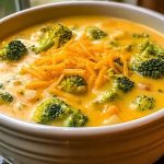 Creamy Crockpot Cheesy Potato Broccoli Soup