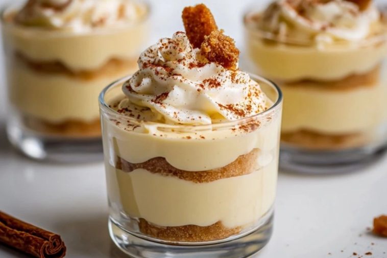 Eggnog Mousse Cups