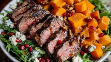 Fall Harvest Steak Salad