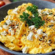High-Protein Scrambled Eggs with Cottage Cheese