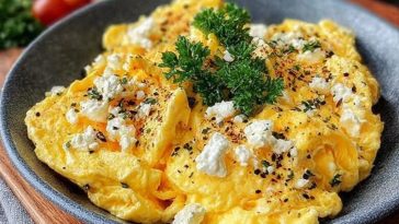 High-Protein Scrambled Eggs with Cottage Cheese