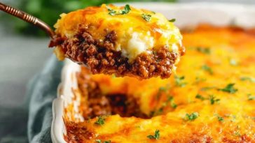 Homemade Ground Beef and Potato Casserole