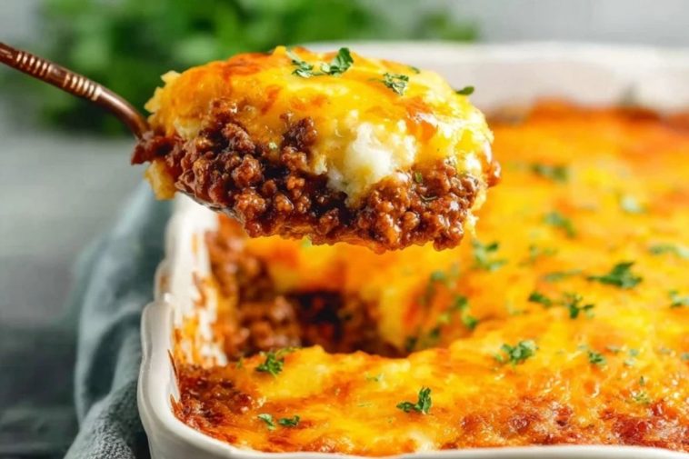 Homemade Ground Beef and Potato Casserole