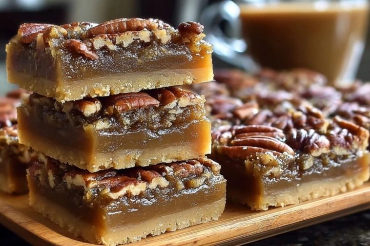 Lazy Girl Pecan Pie Bars