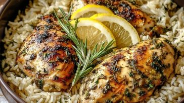 Lemon Herb Chicken and Rice