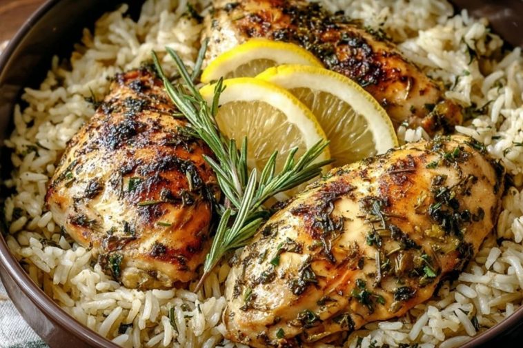Lemon Herb Chicken and Rice