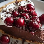 No-Bake Chocolate Cherry Pie