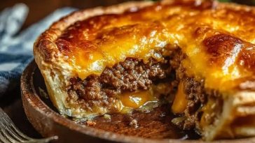 One Pan Cheeseburger Pie Dinner