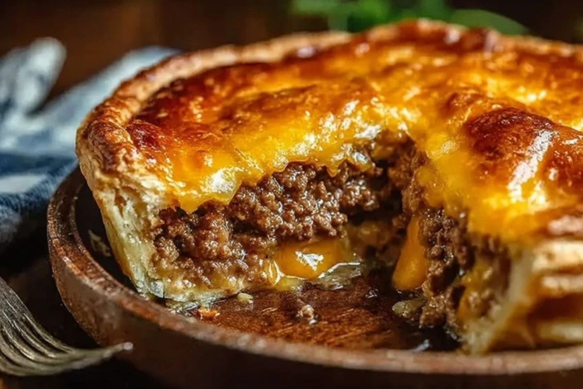 One Pan Cheeseburger Pie Dinner