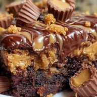 Peanut Butter Cup Dump Cake