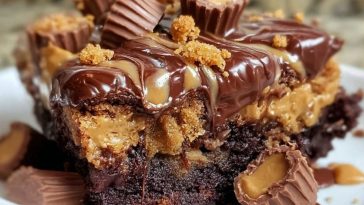 Peanut Butter Cup Dump Cake