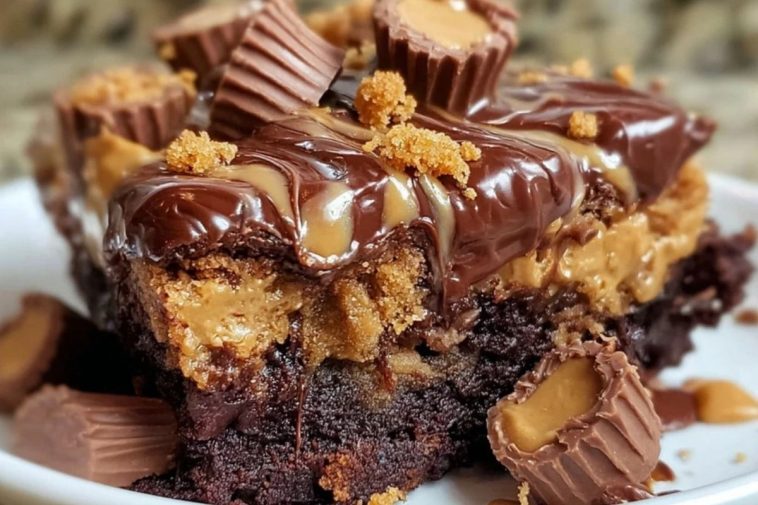 Peanut Butter Cup Dump Cake